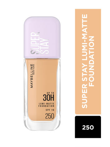 Buy Maybelline New York Super Stay Lumi Matte Liquid Foundation, 250, 30 HR Long Lasting yet Lightweight Foundation - 35 ml-Purplle