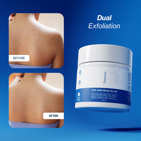 Buy Be Bodywise 10% AHA Body Scrub - 300 gm-Purplle