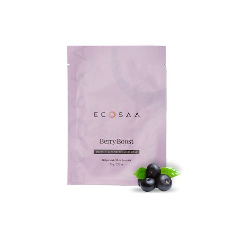 Buy Ecosaa Berry Boost Sheet Mask 1 pc-Purplle