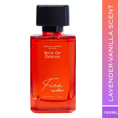 Buy mCaffeine FIEN Bite of Desire Perfume - EDP Women | Vanilla, Lavender & Cocoa- Floral Gourmand Scent 100 ml-Purplle
