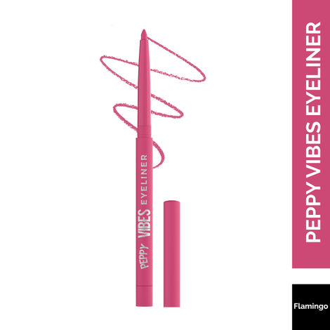 Buy Glam 21 Peppy Vibes Eyeliner 0.4 gm - Flamingo | Matte Finish, upto 10 Hours Stay, Smudge & WaterProof-Purplle
