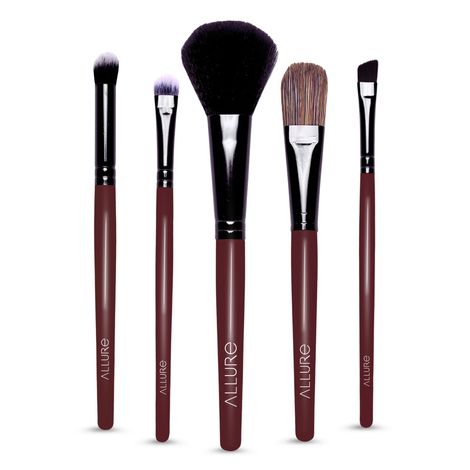 Buy Allure Set Of 5 Makeup Brushes (MBS -C5)-Purplle