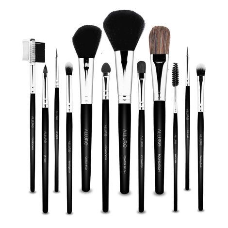 Buy Allure Makeup Brush Set ( Pack of 12 ) MBS 12-Purplle