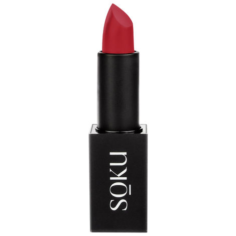 Buy SOKU Censored Creamy Matte Lipstick Kiss Me Not 04 (4.2 gm)-Purplle