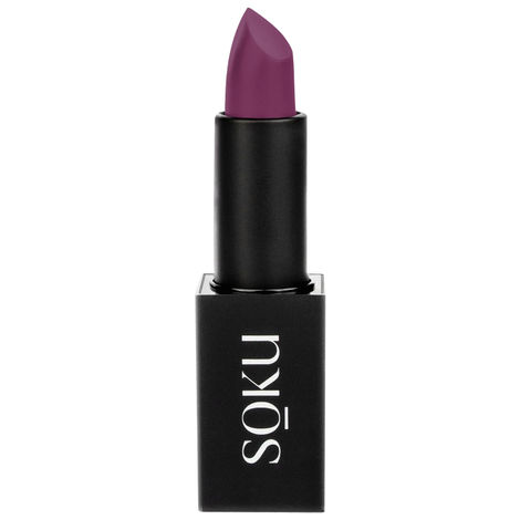 Buy SOKU Censored Creamy Matte Lipstick Velvet Vine 12 (4.2 gm)-Purplle