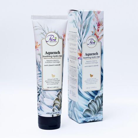 Buy Puro Body & Soul Aquench Soothing Hydro Gel 100 gm Tube-Purplle
