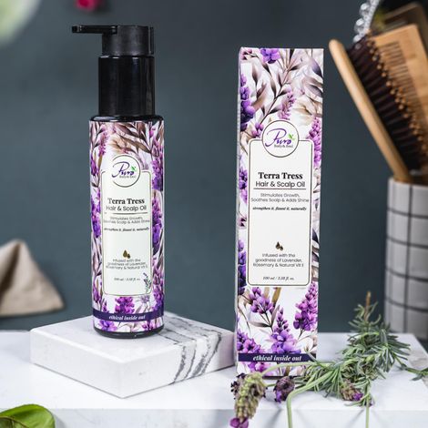 Buy Puro Body & Soul Terra Tress - Hair & Scalp Oil 100 ml-Purplle