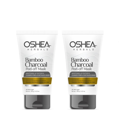 Buy OSHEA HERBALS Activated Charcoal peel off mask (Pack of 2 )-Purplle