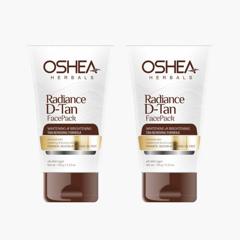 Buy OSHEA HERBALS Radiance D-Tan Face Pack (Pack of 2 )-Purplle