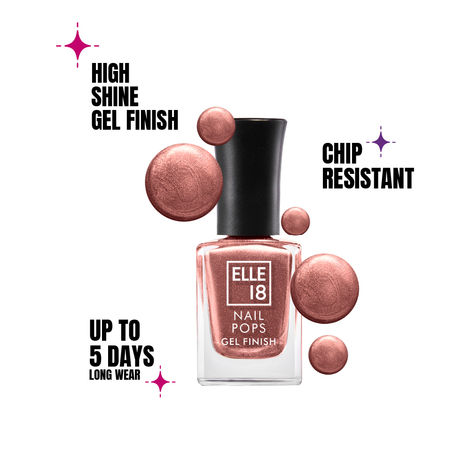 Buy Elle18 Nail Pop Gel Finish -G1 (10 ml)-Purplle