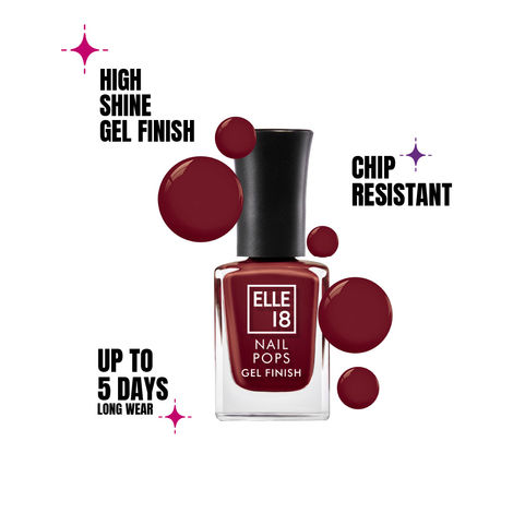 Buy Elle18 Nail Pop Gel Finish -G7 (10 ml)-Purplle