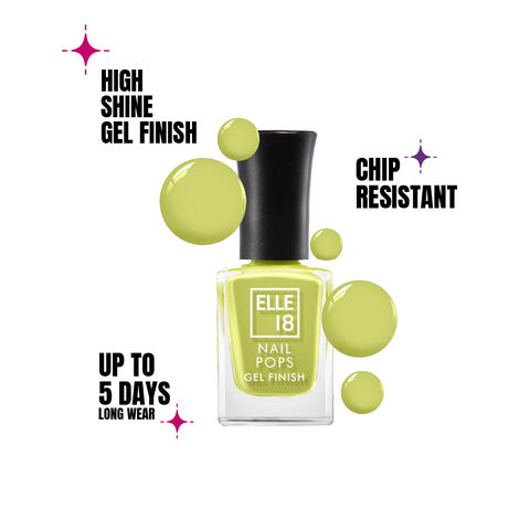 Buy Elle18 Nail Pop Gel Finish G22 (10 ml)-Purplle