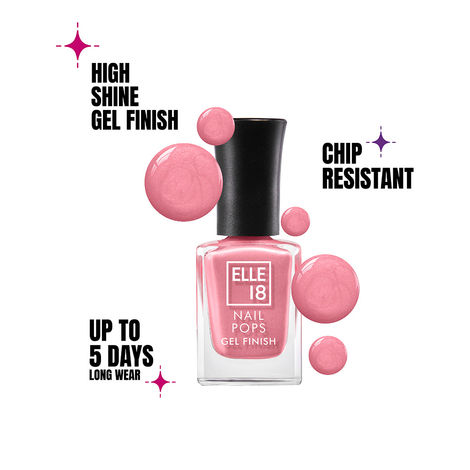 Buy Elle18 Nail Pop Gel Finish G23 (10 ml)-Purplle
