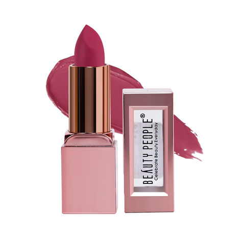 Buy Beauty People Glorified Gold Lipstick|Vitamin-E & Avocado Oil|Matte Finish|12-Hrs Long Stay Lipstick (BP-103, 3.8 gm)-Purplle