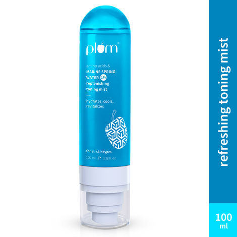Buy Plum 1% Marine Spring Water Replenishing Toning Mist Spray with Amino Acids | 100 ml-Purplle
