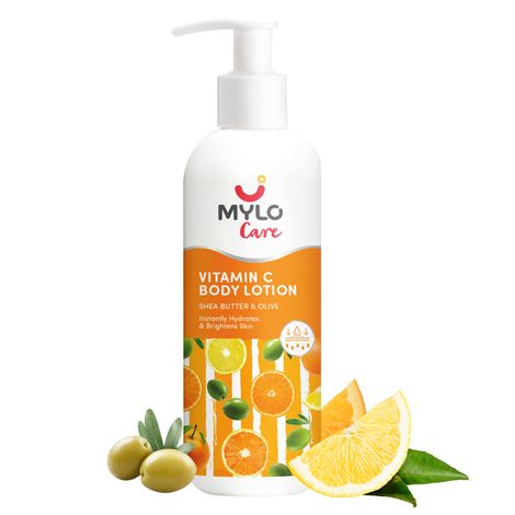 Buy Mylo Vitamin C Body Lotion with Niacinamide Up To 24 Hours Hydration & Reduces Hyperpigmentation 275 ml-Purplle