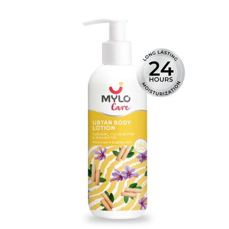 Buy Mylo Ubtan Body Lotion for Glowing Skin with Nalpamaradi Oil & Turmeric All Skin Types 275 ml-Purplle