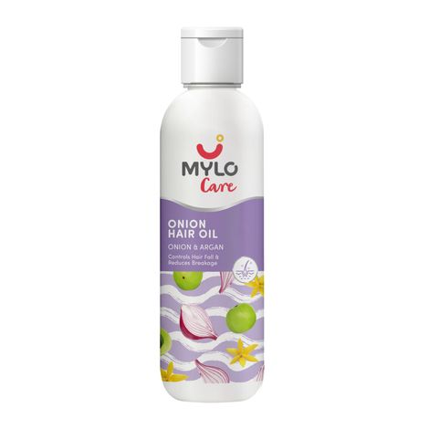 Buy Mylo Anti Hair Fall Oil With Onion & Argan Oil For Hair Growth Reduce, Hair Breakage 200 ml-Purplle