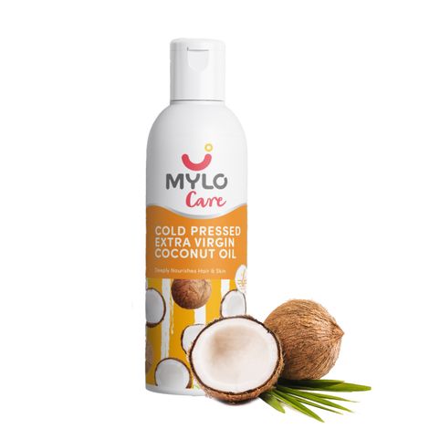 Buy Mylo Coconut Oil for Strong Hair and Soft Skin 200 ml-Purplle