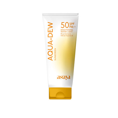 Buy Asaya Aqua Dew Sunscreen SPF 50 PA+++ | UVA/B Light Protection | No White Cast | Ultra Light Water Sunscreen | For Oily, Dry & Combination Skin | 50 ml-Purplle