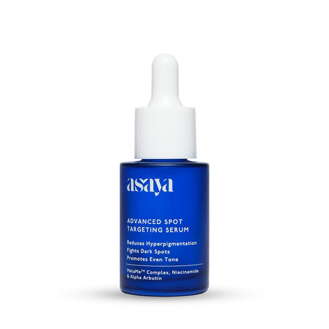 Buy Asaya Advanced Pigmentation Serum | Fades Dark Spots & Acne Marks | MelaMe™ Complex, Niacinamide & Alpha Arbutin | Evens Skin Tone | 30 ml-Purplle