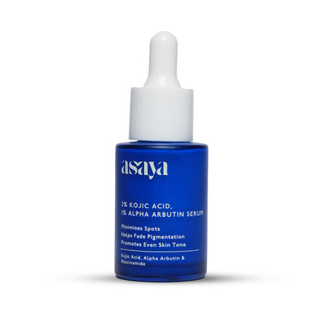 Buy Asaya 2% Kojic Acid Serum | 1% Alpha Arbutin & Niacinamide for Hyperpigmentation | Reduces Dark Spots, Scars & Marks | Uneven Skin Tone | Anti-pigmentation Face Serum For Men & Women | Oily, Dry & Sensitive Skin | 30 ml-Purplle
