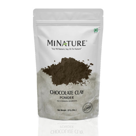 Buy MINATURE Natural Chocolate Clay Powder for Herbal Face Care – Finely Ground Natural Clay Powder for DIY Face Packs and Skin Care – 227 gm-Purplle