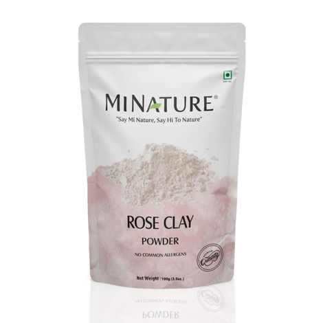 Buy MINATURE Rose Clay Powder – 100 gm Natural Clay for DIY Face Masks and Gentle Skin Care-Purplle