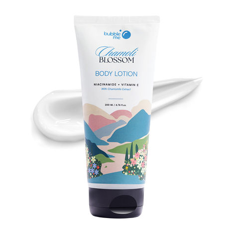 Buy Bubble Me Chamoli Blossom Body Lotion with Almond Oil & Shea Butter for Baby-Soft Skin | 200 ml-Purplle