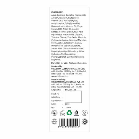 cosderma glutathione whitening cream ingredients Glow from within Boost your immunity + skin health the easy, refreshing way with Cosfizz Natural Vitamin C Effervescent Tablets Just drop, fizz & sip Supports immunity Promotes COSDERMA GLUTATHIONE | Cosderma