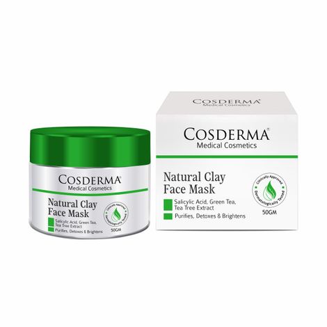 Buy Cosderma Natural Clay Acne Face Mask 50 gm-Purplle