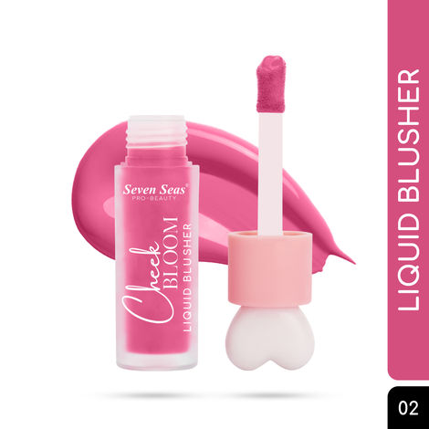 Buy Seven Seas Cheek Bloom Liquid Blusher & Lip Gloss - 02 Chic Pink (5 gm) | Highly Pigmented | Long-lasting | Waterproof | Buildable & Blendable | All Skin Types-Purplle
