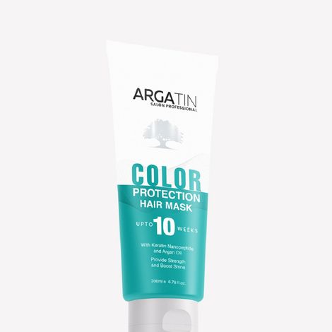 Buy ARGATIN Professional Color Protection Hair Mask with Keratin Nanopeptide and Argan Oil 200 ml-Purplle