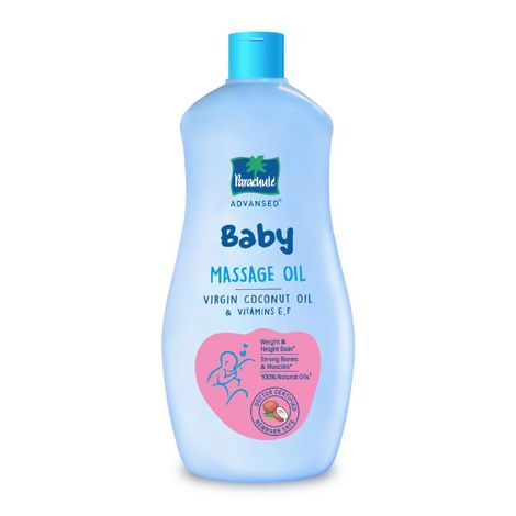 Buy Parachute Advansed Baby Massage Oil for New Born| 100% Virgin Coconut Oil | Clinically Proven for Better Growth| Vitamin E & F| 400 ml-Purplle
