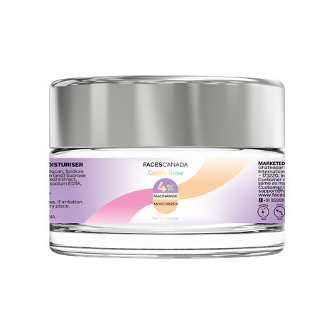 Buy FACES CANADA Comfy Glow 4% Niacinamide Moisturiser (45 gm)-Purplle