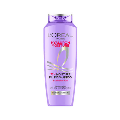 Buy L'Oreal Paris Hyaluron Moisture 72HR Moisture Filling Shampoo powered by Hyaluronic Acid, for Frizz-free, Hydrated and Bouncy Hair Full of Life | 340 ml-Purplle