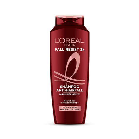 Buy L'Oreal Paris Fall Resist 3x Anti-Hair Fall Shampoo, Reinforcing & Nourishing for Hair Growth, For Thinning & Hair Loss, With Arginine Essence, 340 ml-Purplle