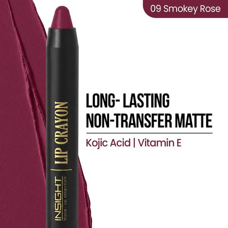 Buy INSIGHT Lip Crayon - Smokey Rose 7 gm-Purplle