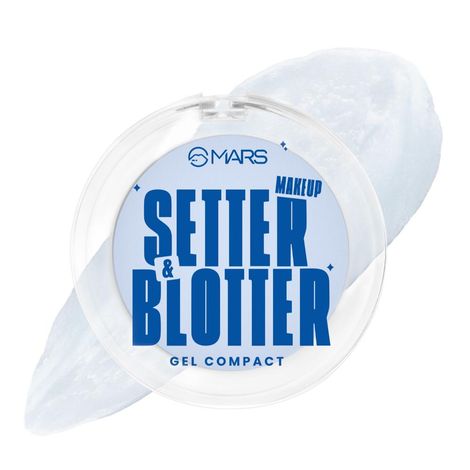 Buy MARS Setter and Blotter Gel Compact for Poreless Effect ( 5 gm) with Applicator | Oil Control | Mattifying Formula | Long-Lasting | Shine Free Matte Finish | Flawless Skin-Purplle