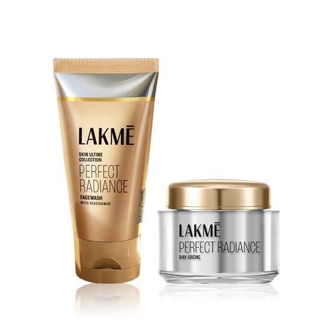Buy Lakme Radiance Niacinamide Facewash(50 gm) + Lakme Absolute Perfect Radiance Skin Brightening Day Creme (28 gm) Combo of 2 Skincare Kit-Purplle