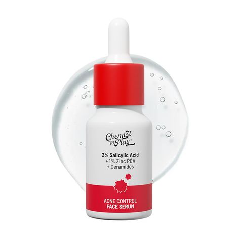 Buy Chemist At Play 2% Salicylic Acid Face Serum | Treats Active Acne | Controls Excess Oil | Fades Acne Marks | Improves Skin Texture | 10 ml-Purplle