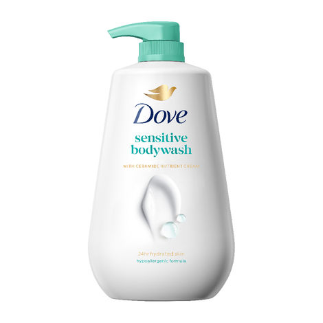 Dove Sensitive Care Bodywash with Triple Hydration Serum, 825 ml