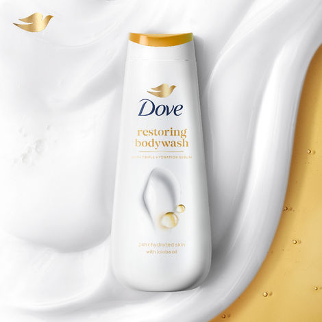 Buy Dove Dryness Care Bodywash with Triple Hydration Serum, 300 ml-Purplle