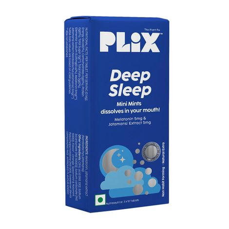 Buy PLIX Deep Sleep Mini Mints - Natural Sleep Aid for Better Sleep Quality (30 Mints)-Purplle
