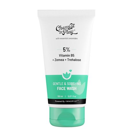 Buy Chemist at Play Gentle & Soothing Facewash | 100% soap & fragrance-free| Cleanses, soothes, refreshes & hydrates| Strengthens skin barrier | 150 ml-Purplle