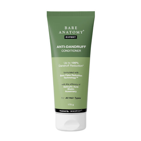 Buy Bare Anatomy Anti-Dandruff Hair Conditioner with Biotin, Salicylic Acid & Rosemary | Removes Flaky Buildup | Moisturizes & Strengthens Hair | Reduces Frizz & Breakage | For All Hair Types | 175 ml-Purplle