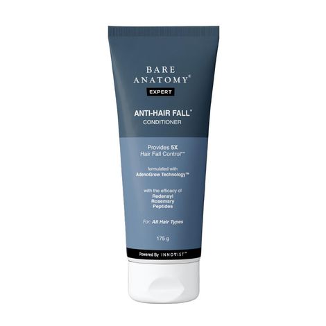 Buy Bare Anatomy Anti-Hair Fall Conditioner for Hair Fall with Redensyl, Rosemary & Peptides | Reduces Hair Thinning & Breakage | Strengthens Hair, Reduces Frizz & Adds Shine | For All Hair Types | 175 gm-Purplle
