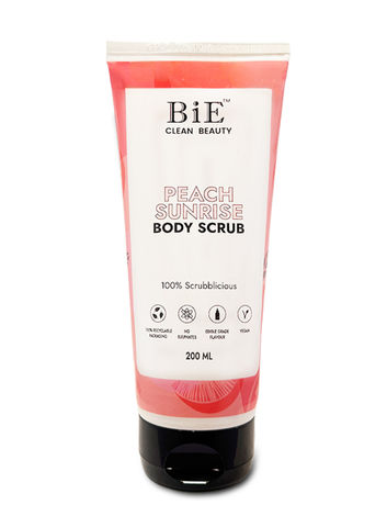 Buy BiE Peach Sunrise Body Scrub (200 ml)-Purplle
