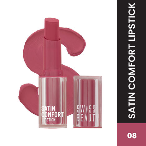 Buy Swiss Beauty Satin Comfort Lipstick - Salmon Pink - 3 gm-Purplle