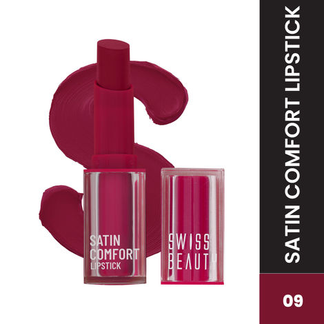Buy Swiss Beauty Satin Comfort Lipstick - Cherry Blossom - 3 gm-Purplle